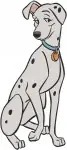 Disney 101 Dalmatians Pongo Perdita Adult Dogs Elegant Poses Sitting Standing - Filled Embroidery Design - 41