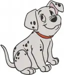 Disney 101 Dalmatians Puppies In Bed Sergeant Tibbs Cat Character Escape Plan Designs - Filled Embroidery Design - 70
