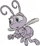 Disney A Bugs Life Princess Dot Ant Adventurer Leaf Shield Running Brave Pup - Filled Embroidery Design - 200
