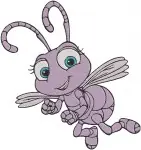 Disney A Bugs Life Princess Dot Cute Poses Gathering Berries Small But Mighty Bundle - Filled Embroidery Design - 203
