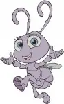 Disney A Bugs Life Princess Dot Cute Poses Gathering Berries Small But Mighty Bundle - Filled Embroidery Design - 204
