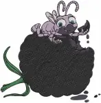 Disney A Bugs Life Princess Dot Cute Poses Gathering Berries Small But Mighty Bundle - Filled Embroidery Design - 206