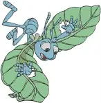 Disney A Bugs Life Flik Ant Adventures Leaf Glider Dandelion Parachute Nut Gear Bundle - Filled Embroidery Design - 223