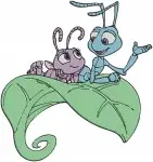 Disney A Bugs Life Circus Bugs Dim Rosie Heimlich Butterfly Performance Group Bundle - Filled Embroidery Design - 254