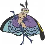 Disney A Bugs Life Gypsy Moth Heimlich Butterfly Manny Praying Mantis Rosie Spider - Filled Embroidery Design - 267