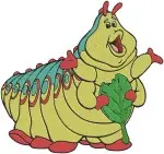 Disney A Bugs Life Gypsy Moth Heimlich Butterfly Manny Praying Mantis Rosie Spider - Filled Embroidery Design - 269