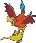 Aladdin Iago The Scheming Parrot Various Expressive Poses And Actions Clip - Filled Embroidery Design - 398