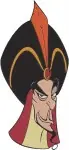 Aladdin Evil Sorcerer Jafar In Disguise And The Sultan Of Agrabah Characters - Filled Embroidery Design - 411
