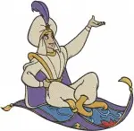 Disney Aladdin Prince Ali Magic Carpet Jafar As Sultan Character Transformations Designs - Filled Embroidery Design - 346