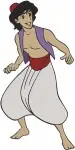Disney Aladdin Action Poses Running Jumping Adventurous Hero Street Urchin Bundle - Filled Embroidery Design - 353