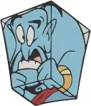 Disney Aladdin Genie Magic Poses Transformations Bee Costume Powerful Friend - Filled Embroidery Design - 373