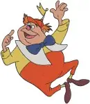 Disney Alice Wonderland Alice With Tweedledee Tweedledum Playing Cards Friends Collection - Filled Embroidery Design - 638