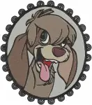 Disney Classic Mix Cinderella Tremaine Lady Tramp Jock Trusty Dog Portraits Bundle - Filled Embroidery Design - 654