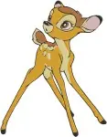 Disney Bambi Young Fawn And Mother Sleeping Resting Walking Deer Life Bundle - Filled Embroidery Design - 733