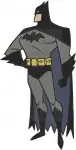 Dc Comics Batman The Animated Series Dark Knight Action Poses Cape Flying Bundle - Filled Embroidery Design - 859