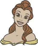 Beauty And The Beast Belle Expressive Portraits Various Emotions And Headshots - Filled Embroidery Design - 1067