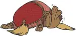 Oliver And Company Characters Georgette Tito And Footstool Ghost Collection - Filled Embroidery Design - 1232