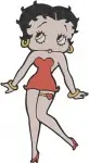 Betty Boop Classic Character In Various Iconic Poses And Different Outfits - Filled Embroidery Design - 1239