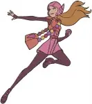 Big Hero 6 Characters Honey Lemon Aunt Cass And Wasabi No Ginger Posing - Filled Embroidery Design - 1279