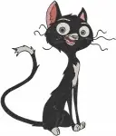 Disney Bolt Mittens The Cat Sarcastic Feline Rhino Hamster In Ball Dynamic Duo Collection - Filled Embroidery Design - 1352