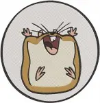 Disney Bolt Mittens The Cat Sarcastic Feline Rhino Hamster In Ball Dynamic Duo Collection - Filled Embroidery Design - 1353
