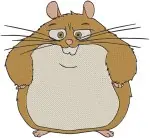 Disney Bolt Rhino The Hamster Fanboy In Ball Mittens Cat With Rhino Friends - Filled Embroidery Design - 1356