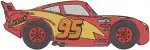 Disney Pixar Cars Lightning Mcqueen Action Poses Tongue Out Different Decals Bundle - Filled Embroidery Design - 1426