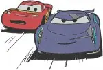 Disney Pixar Cars Lightning Mcqueen Jackson Storm Cruz Ramirez Racing Rivals Collection - Filled Embroidery Design - 1434