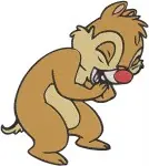 Chip And Dale Rescue Rangers Chip Dale Hawaiian Shirt Various Poses - Filled Embroidery Design - 1535