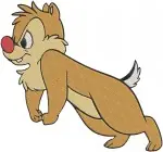 Chip And Dale Rescue Rangers Chip Dale Hawaiian Shirt Various Poses - Filled Embroidery Design - 1536