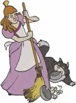 Disney Cinderella Prince Evil Stepmother Stepsisters Horses Royal Conflict Set - Filled Embroidery Design - 1876