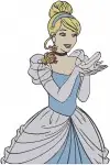 Disney Cinderella Ballgown Stepsisters Glass Slipper Drizella Piano Jealousy Bundle - Filled Embroidery Design - 1897