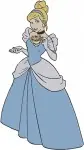 Disney Cinderella Ballgown Stepsisters Glass Slipper Drizella Piano Jealousy Bundle - Filled Embroidery Design - 1898
