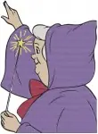 Disney Cinderella Fairy Godmother Casting Spells Magic Effects Bibbidi Bobbidi Boo Set - Filled Embroidery Design - 1930