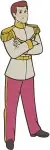 Cinderella Prince Charming Collection Of Standing Poses Different Views - Filled Embroidery Design - 2052