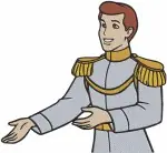 Cinderella Royal Characters King Prince Charming Grand Duke Lady Tremaine Stepsisters - Filled Embroidery Design - 2057