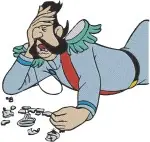 Disney Cinderella Grand Duke With Glass Slipper King Various Royal Poses Bundle - Filled Embroidery Design - 2061