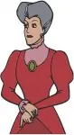Disney Cinderella Lady Tremaine Close Up Portrait With Captain Hook Peter Pan Mix Set - Filled Embroidery Design - 2090