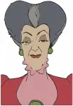 Disney Cinderella Lady Tremaine Close Up Portrait With Captain Hook Peter Pan Mix Set - Filled Embroidery Design - 2092