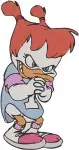 Ducktales Webby Vanderquack Action Poses Swinging Bat Adventurous Duckling Set - Filled Embroidery Design - 2170
