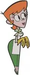 Dexters Laboratory Dexter Boy Genius Poses With Mom Family Life Coon Designs - Filled Embroidery Design - 2224