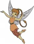 Disney Fairies Fawn Animal Talent Fairy Various Flying Poses Graceful Pixie Bundle - Filled Embroidery Design - 2256