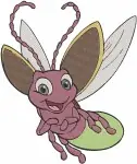 Disney Fairies Male Tinker Fairies Bobble Clank Moth And Garden Fairy Characters - Filled Embroidery Design - 2305