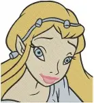 Disney Fairies Rosetta Garden Fairy Queen Clarion And Fairy Portrait Collection - Filled Embroidery Design - 2312