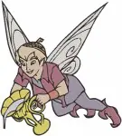 Disney Fairies Vidia Fast Flying Talent Fairy Various Dynamic Action Poses - Filled Embroidery Design - 2314