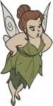 Disney Fairies Fairy Mary Leader Of Tinker Fairies Various Authoritative Poses - Filled Embroidery Design - 2324