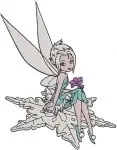Disney Fairies Iridessa Light Fairy And Periwinkle Frost Fairy Character Poses - Filled Embroidery Design - 2357