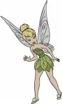 Tinker Bell - Peter Pan Fairy - Classic Poses Collection - Disney Character - Filled Embroidery Design - 2407