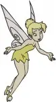 Tinker Bell - Peter Pan Fairy - Classic Poses Collection - Disney Character - Filled Embroidery Design - 2408