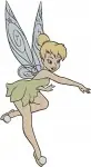 Tinker Bell - Pixie Hollow Fairy - Elegant Standing And Flying Poses - Design Pack - Filled Embroidery Design - 2417